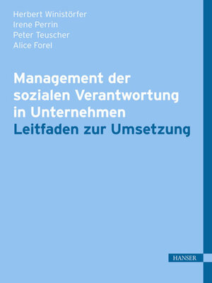 cover image of Management der sozialen Verantwortung in Unternehmen